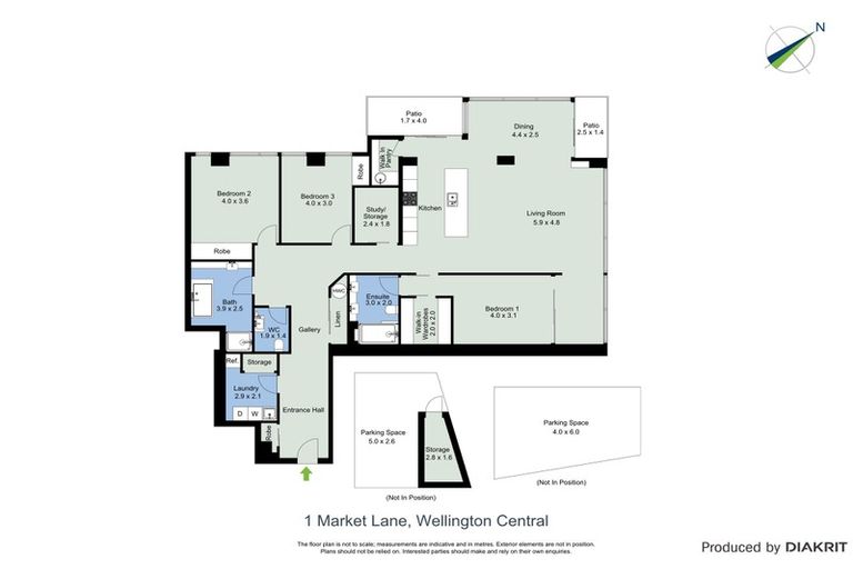 Photo of property in 601/1 Market Lane, Wellington Central, Wellington, 6011