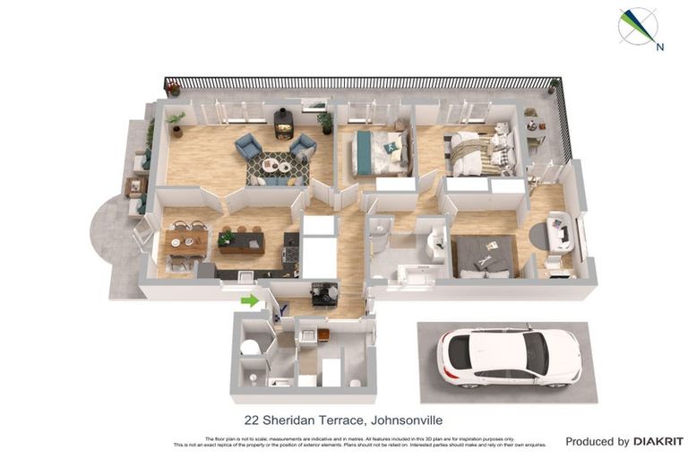 Photo of property in 22 Sheridan Terrace, Johnsonville, Wellington, 6037