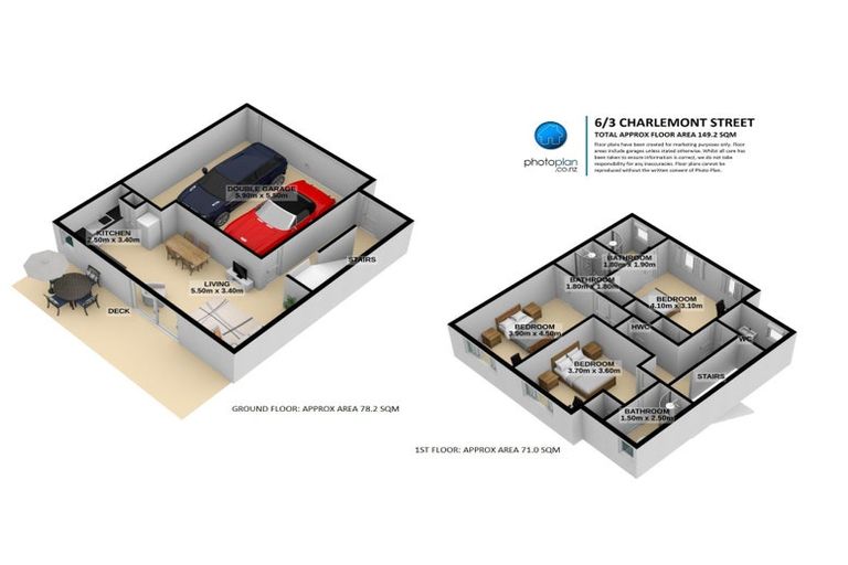 Photo of property in 6/3 Charlemont Street, Whitiora, Hamilton, 3200