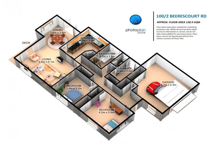 Photo of property in 2/100 Beerescourt Road, Beerescourt, Hamilton, 3200