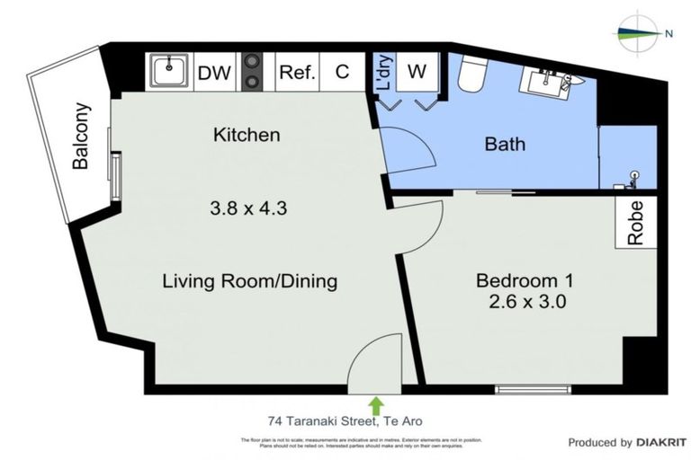 Photo of property in Soho Apartments, 1019/74 Taranaki Street, Te Aro, Wellington, 6011