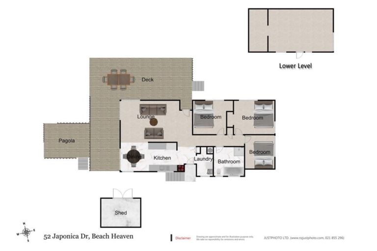 Photo of property in 52 Japonica Drive, Beach Haven, Auckland, 0626