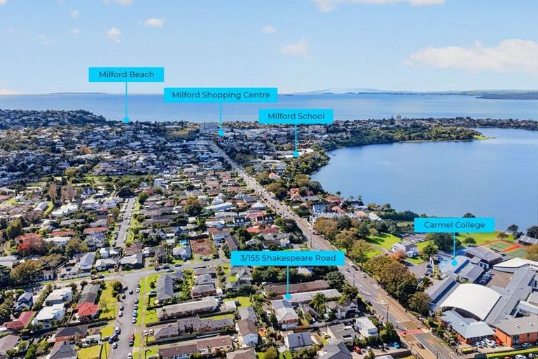 Photo of property in 3/155 Shakespeare Road, Milford, Auckland, 0620