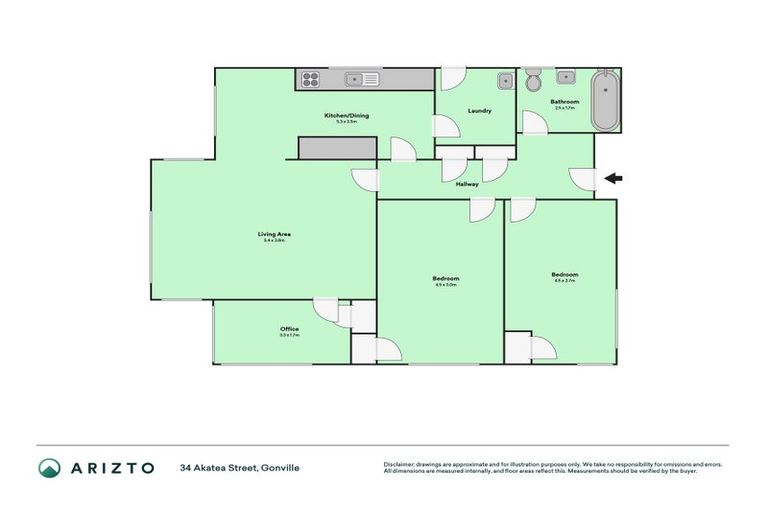 Photo of property in 34 Akatea Street, Gonville, Whanganui, 4501