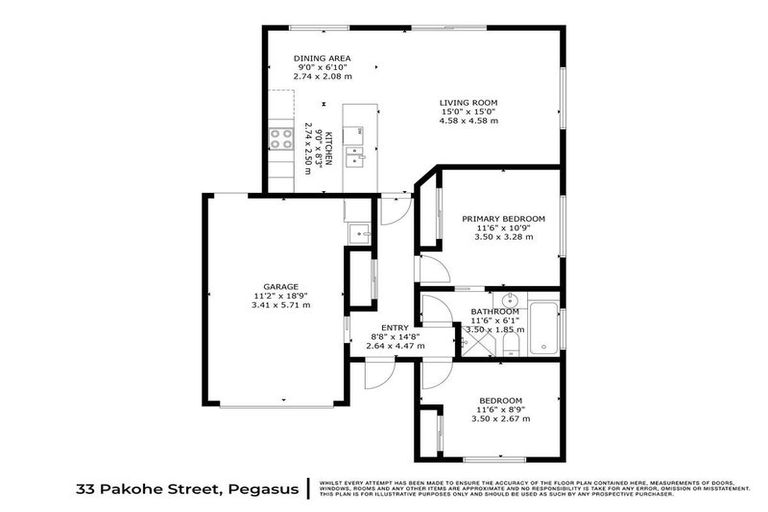Photo of property in 33 Pakohe Street, Pegasus, 7612