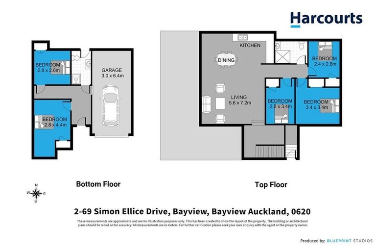 Photo of property in 2/69 Simon Ellice Drive, Bayview, Auckland, 0629