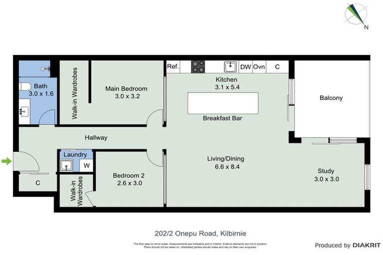 Photo of property in 202/2 Onepu Road, Kilbirnie, Wellington, 6022