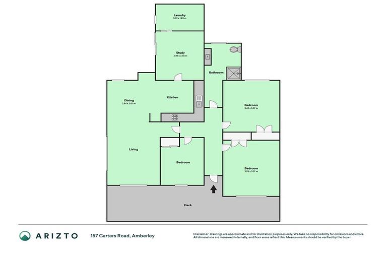 Photo of property in 157 Carters Road, Amberley, 7410