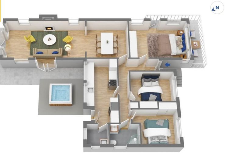 Photo of property in 8 Normanton Street, Glenfield, Auckland, 0629