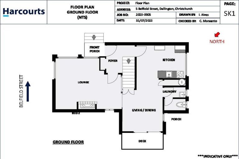 Photo of property in 5 Belfield Street, Dallington, Christchurch, 8061