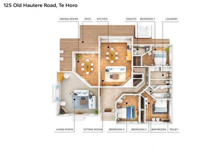 Photo of property in 125 Old Hautere Road, Hautere, Otaki, 5582