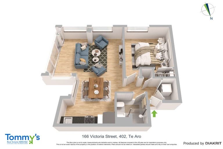 Photo of property in Vsp South, 402/168 Victoria Street, Te Aro, Wellington, 6011