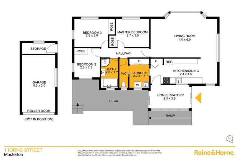 Photo of property in 1 Iorns Street, Masterton, 5810