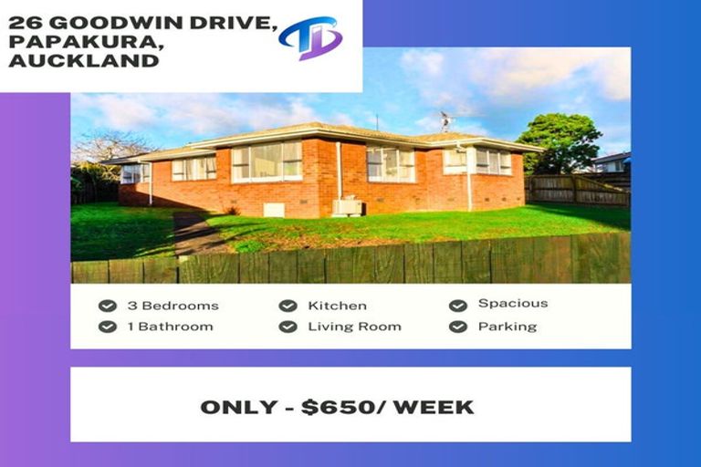 Photo of property in 26 Goodwin Drive, Rosehill, Papakura, 2113