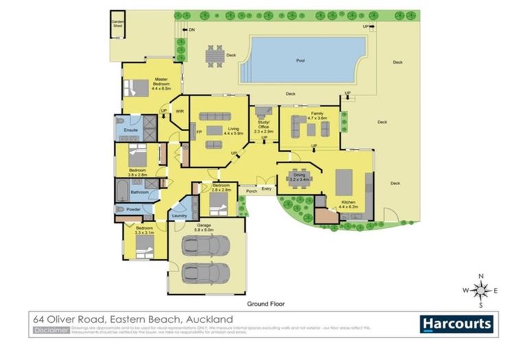 Photo of property in 64 Oliver Road, Eastern Beach, Auckland, 2012