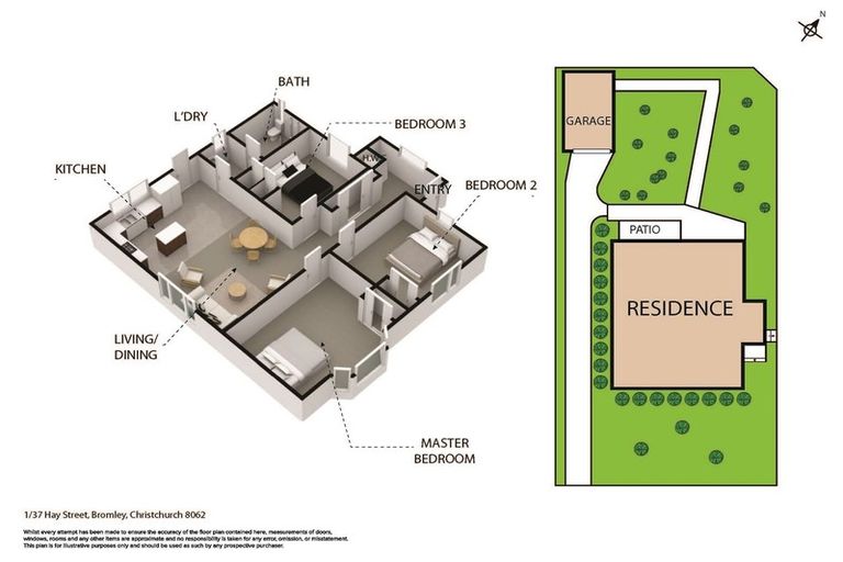 Photo of property in 1/37 Hay Street, Bromley, Christchurch, 8062