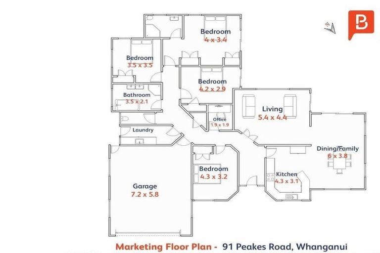 Photo of property in 91 Peakes Road, Springvale, Whanganui, 4501