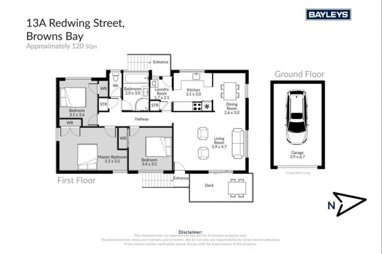 Photo of property in 1/13 Redwing Street, Browns Bay, Auckland, 0630