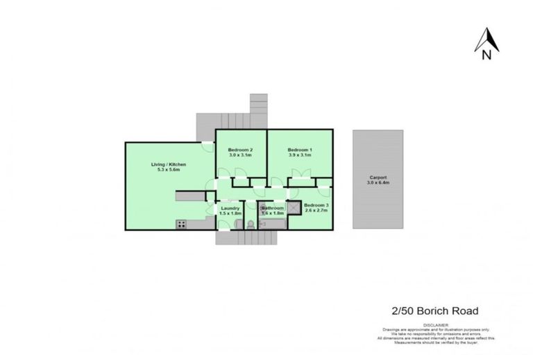 Photo of property in 2/50 Borich Road, Sunnyvale, Auckland, 0612