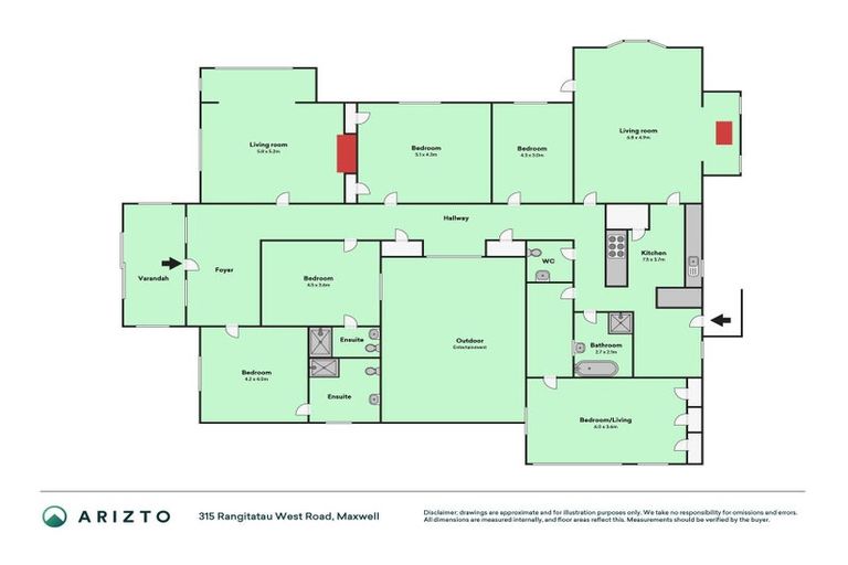 Photo of property in 315 Rangitatau West Road, Pakaraka, Whanganui, 4587