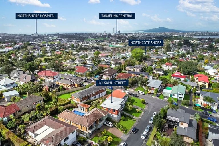 Photo of property in 1/1 Kaihu Street, Northcote, Auckland, 0627