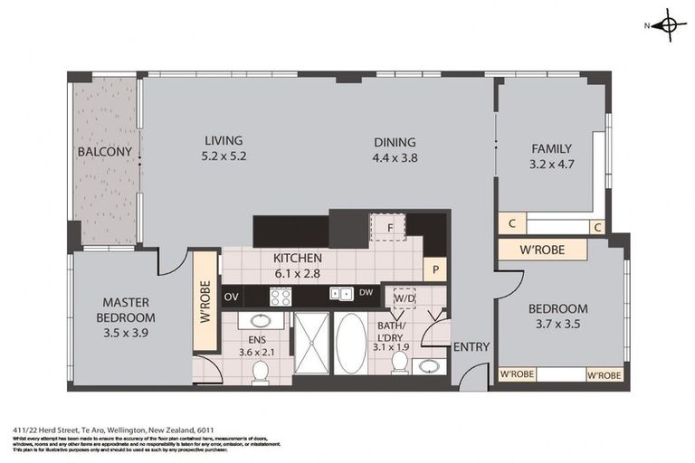 Photo of property in Chaffers Dock, 411/22 Herd Street, Te Aro, Wellington, 6011