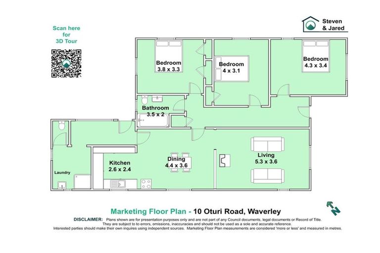 Photo of property in 10 Oturi Road, Waverley, 4510