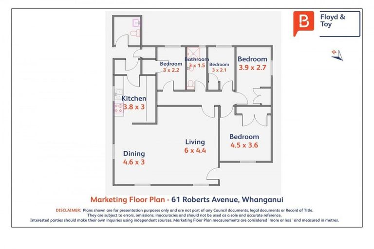 Photo of property in 61 Roberts Avenue, Aramoho, Whanganui, 4500