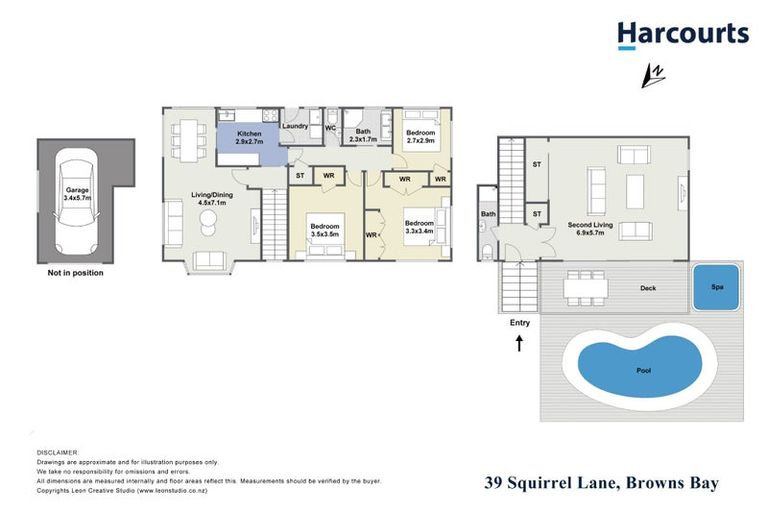 Photo of property in 39 Squirrel Lane, Browns Bay, Auckland, 0630