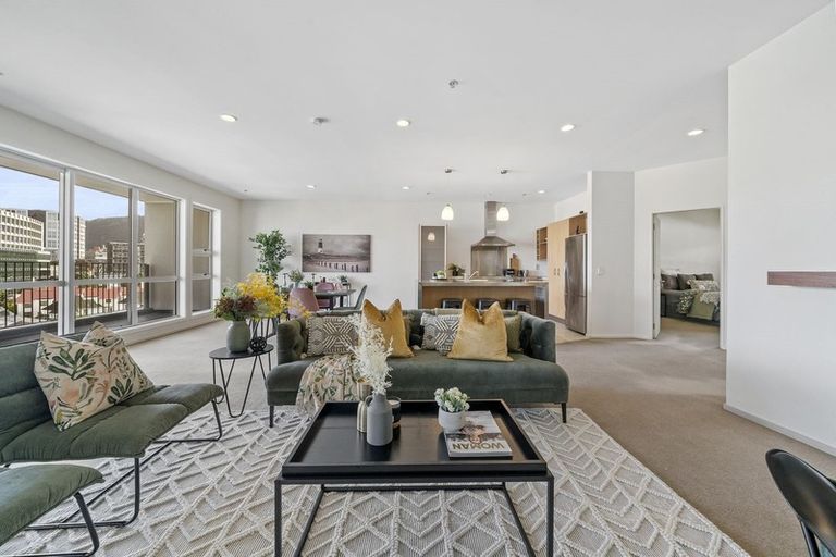 Photo of property in Stadium Garden Flats, 509/107 Thorndon Quay, Pipitea, Wellington, 6011