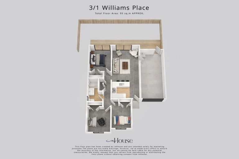 Photo of property in 3/1 Williams Place, Fairfield, Hamilton, 3214