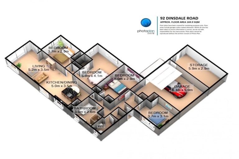 Photo of property in 92 Dinsdale Road, Dinsdale, Hamilton, 3204