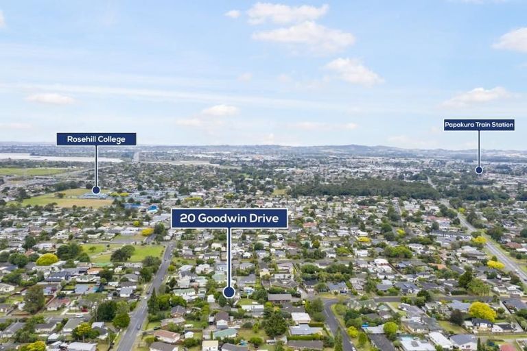 Photo of property in 20 Goodwin Drive, Rosehill, Papakura, 2113