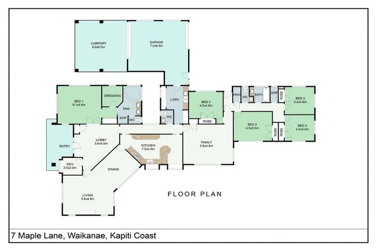 Photo of property in 7 Maple Lane, Waikanae, 5036