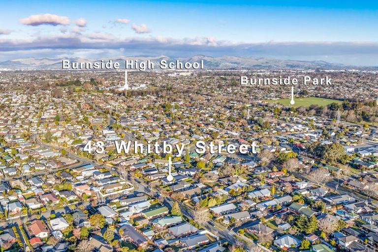 Photo of property in 43 Whitby Street, Burnside, Christchurch, 8053