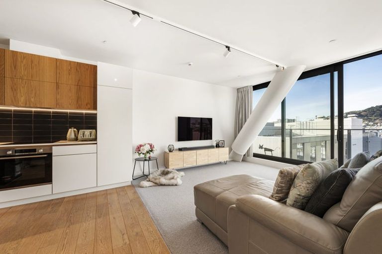 Photo of property in Victoria Lane Apartments, 702/161 Victoria Street, Te Aro, Wellington, 6011