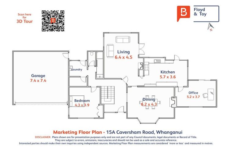 Photo of property in 15a Caversham Road, Westmere, Whanganui, 4501