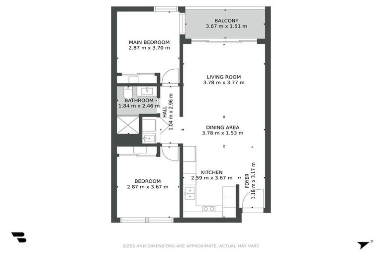 Photo of property in Parkview Residences, 207/15 Rendall Place, Eden Terrace, Auckland, 1021