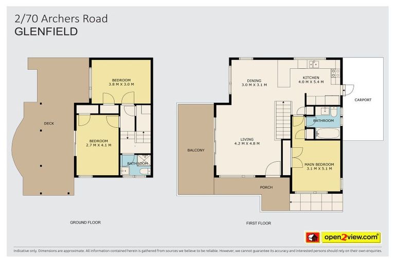 Photo of property in 2/70 Archers Road, Glenfield, Auckland, 0629