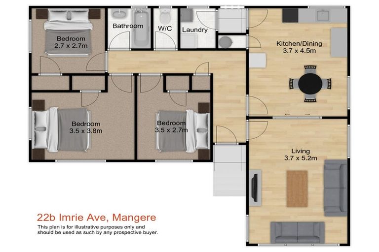 Photo of property in 22 Imrie Avenue, Mangere, Auckland, 2022