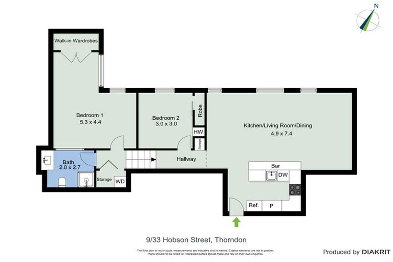 Photo of property in The Villas, 9/33 Hobson Street, Thorndon, Wellington, 6011
