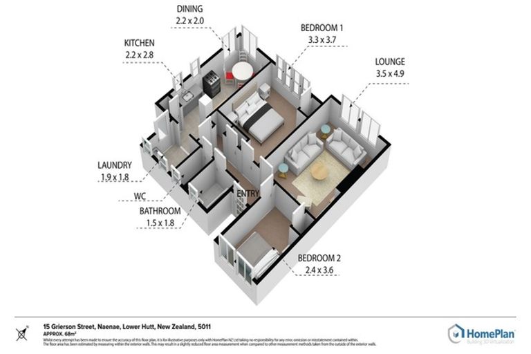 Photo of property in 15 Grierson Street, Naenae, Lower Hutt, 5011