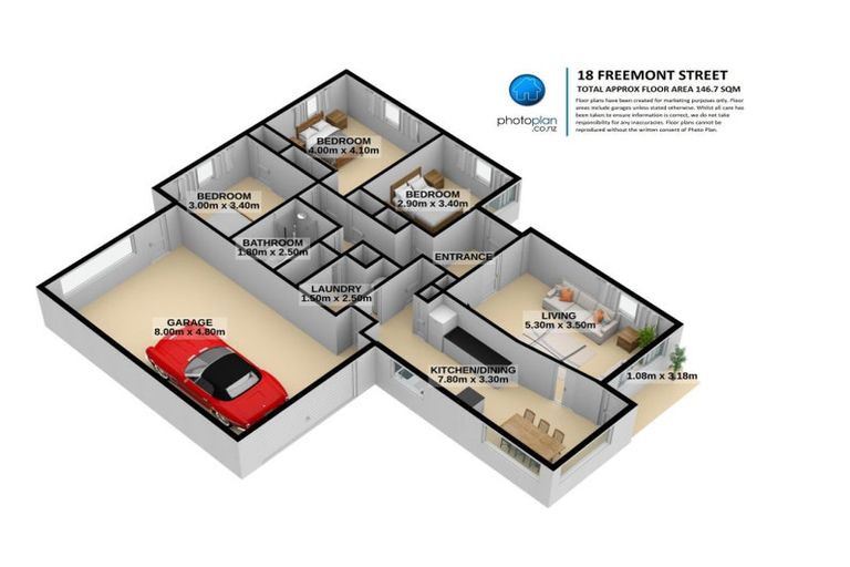 Photo of property in 18 Freemont Street, Chartwell, Hamilton, 3210