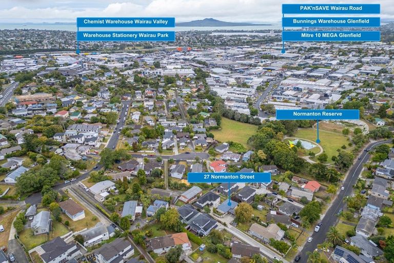 Photo of property in 27 Normanton Street, Glenfield, Auckland, 0629