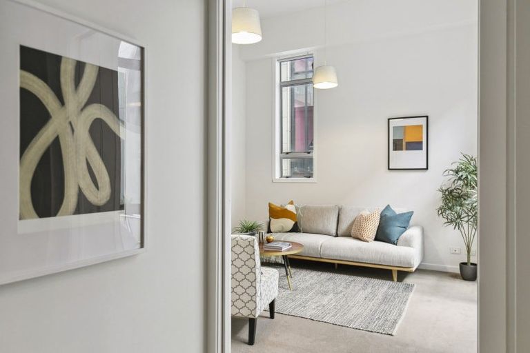 Photo of property in Dixonlane Apartments, 12/7 Feltex Lane, Te Aro, Wellington, 6011