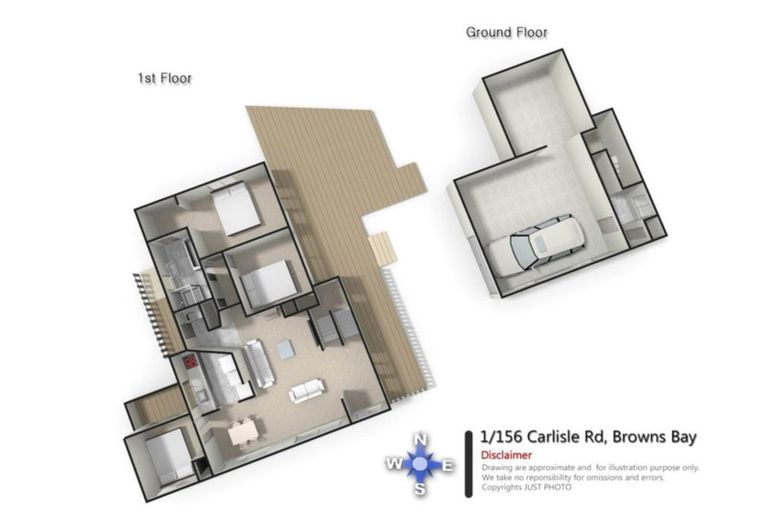 Photo of property in 1/156 Carlisle Road, Northcross, Auckland, 0632