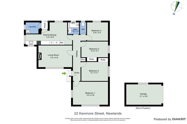 Photo of property in 22 Kenmore Street, Newlands, Wellington, 6037