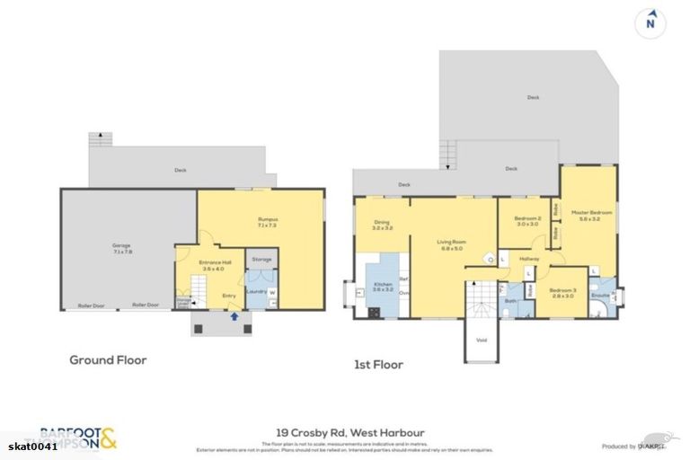 Photo of property in 19 Crosby Road, West Harbour, Auckland, 0618