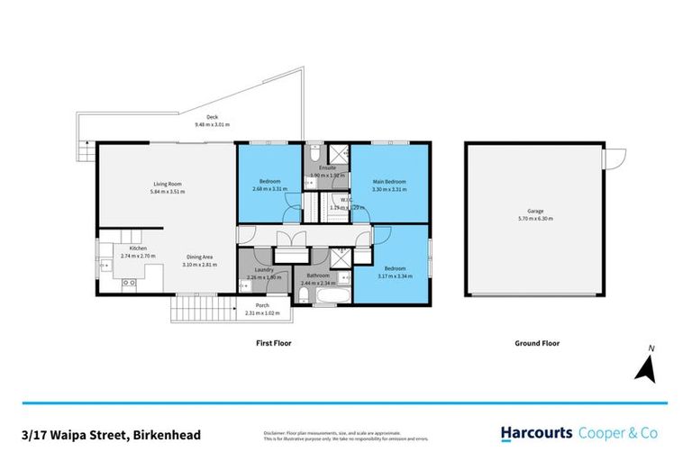 Photo of property in 3/17 Waipa Street, Birkenhead, Auckland, 0626