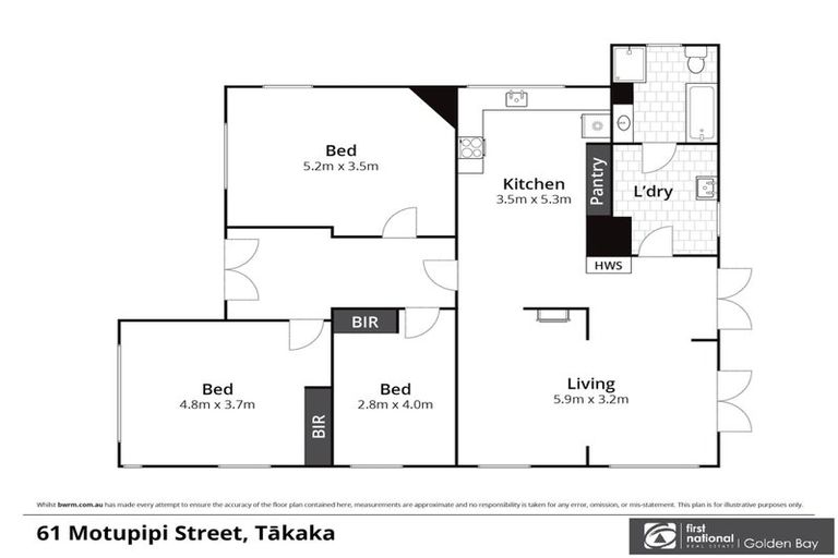Photo of property in 61 Motupipi Street, Takaka, 7110